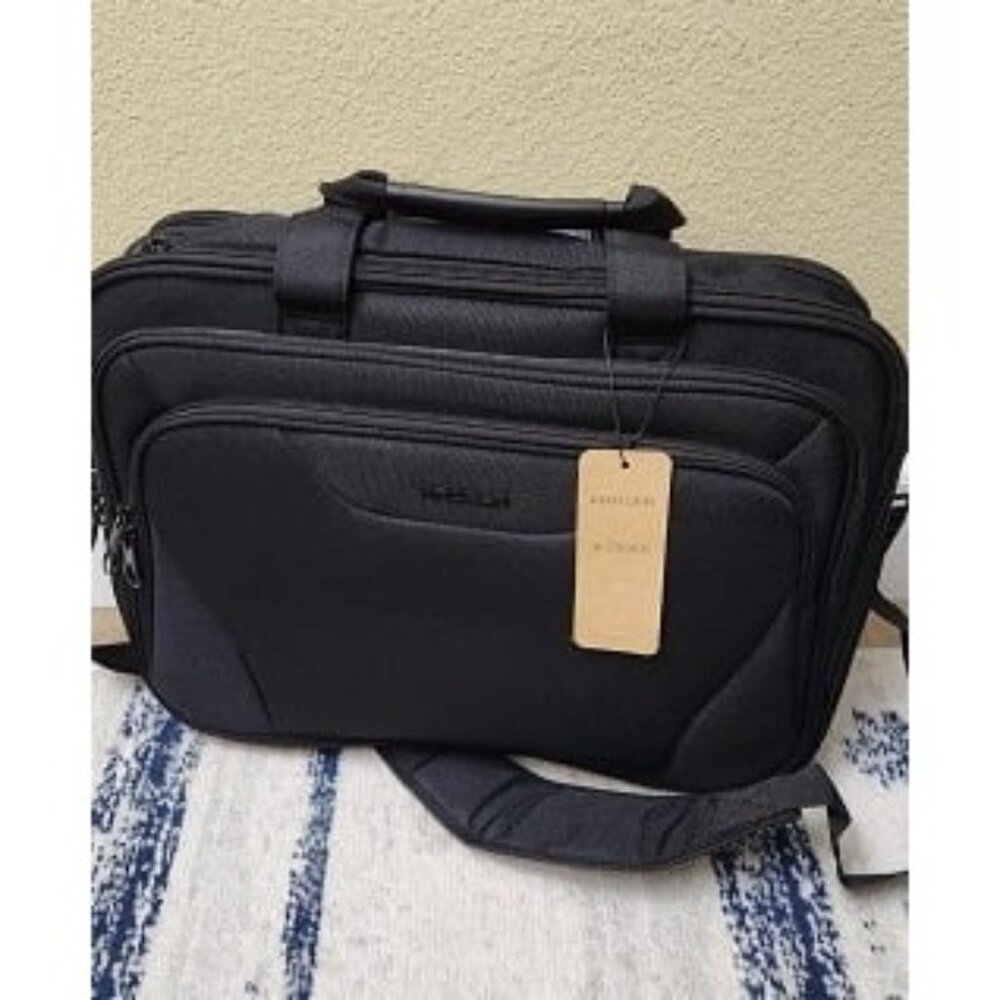 New Laptop Bag Premium Computer Briefcase Fits Up To 173 Inch Laptop Expandable